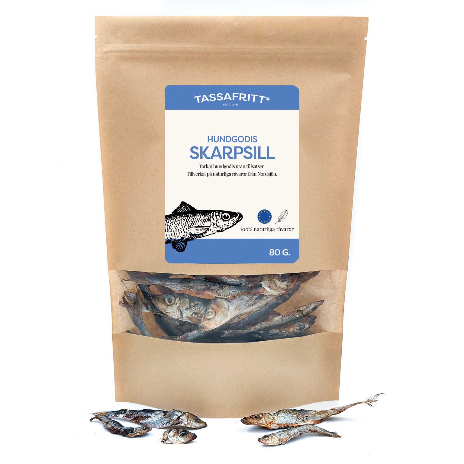 Naturligt Hundgodis Skarpsill