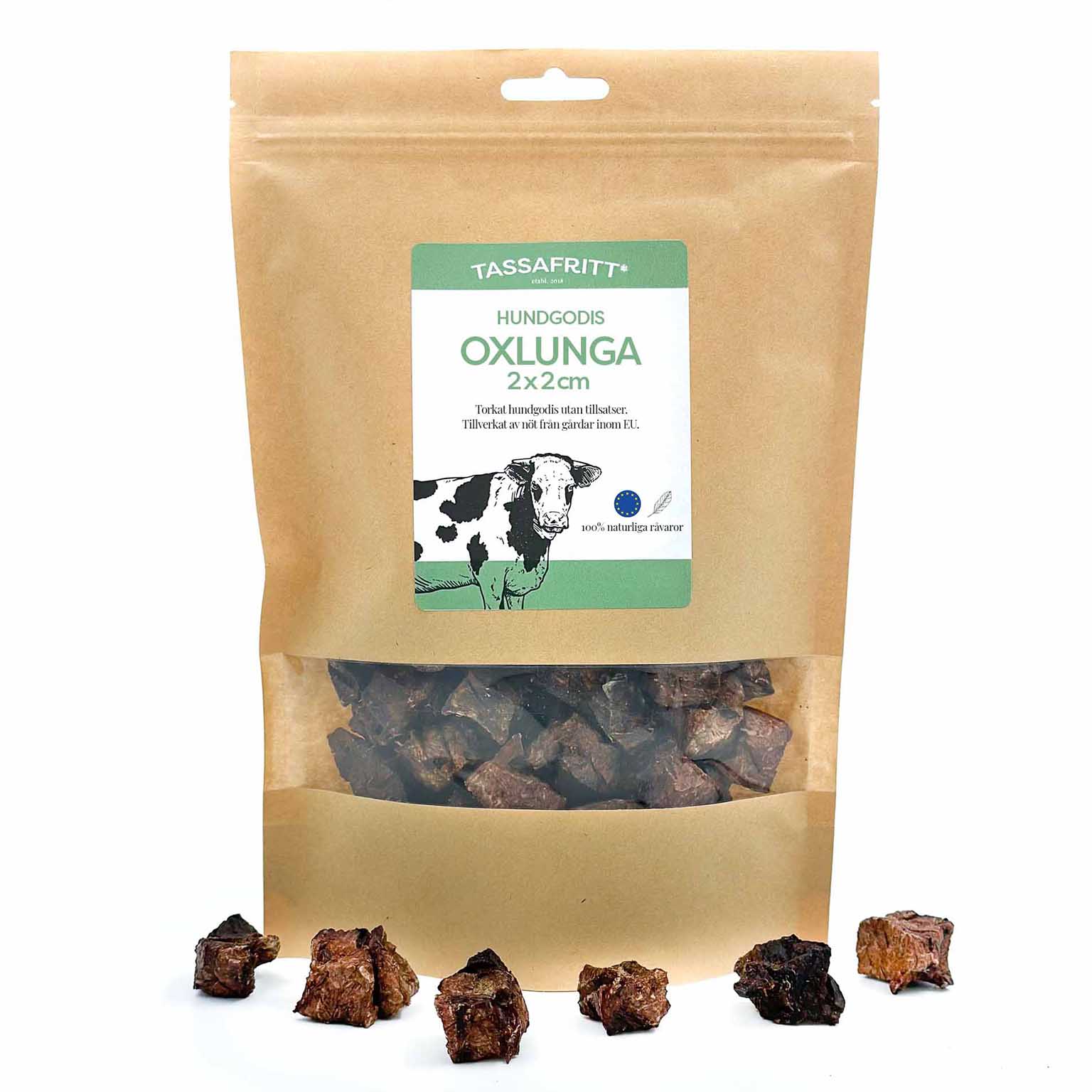 Naturligt Hundgodis Oxlunga Kuber