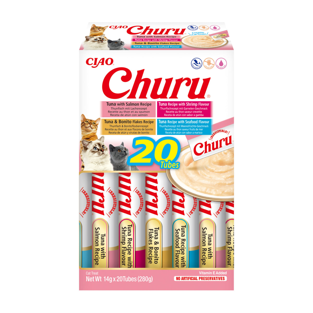 Cat Cremy Seafood Varieties 20x14g