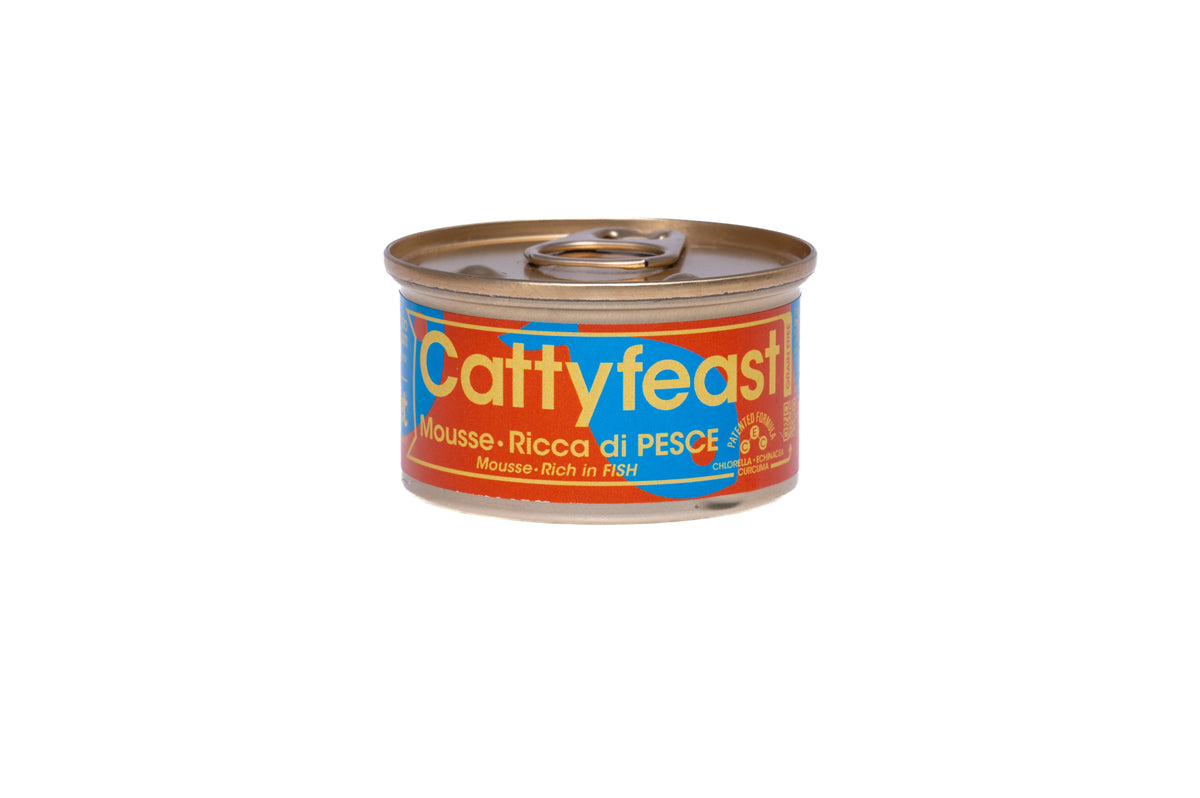CattyFeast Mousse Fisk – Steriliserad – 85 g