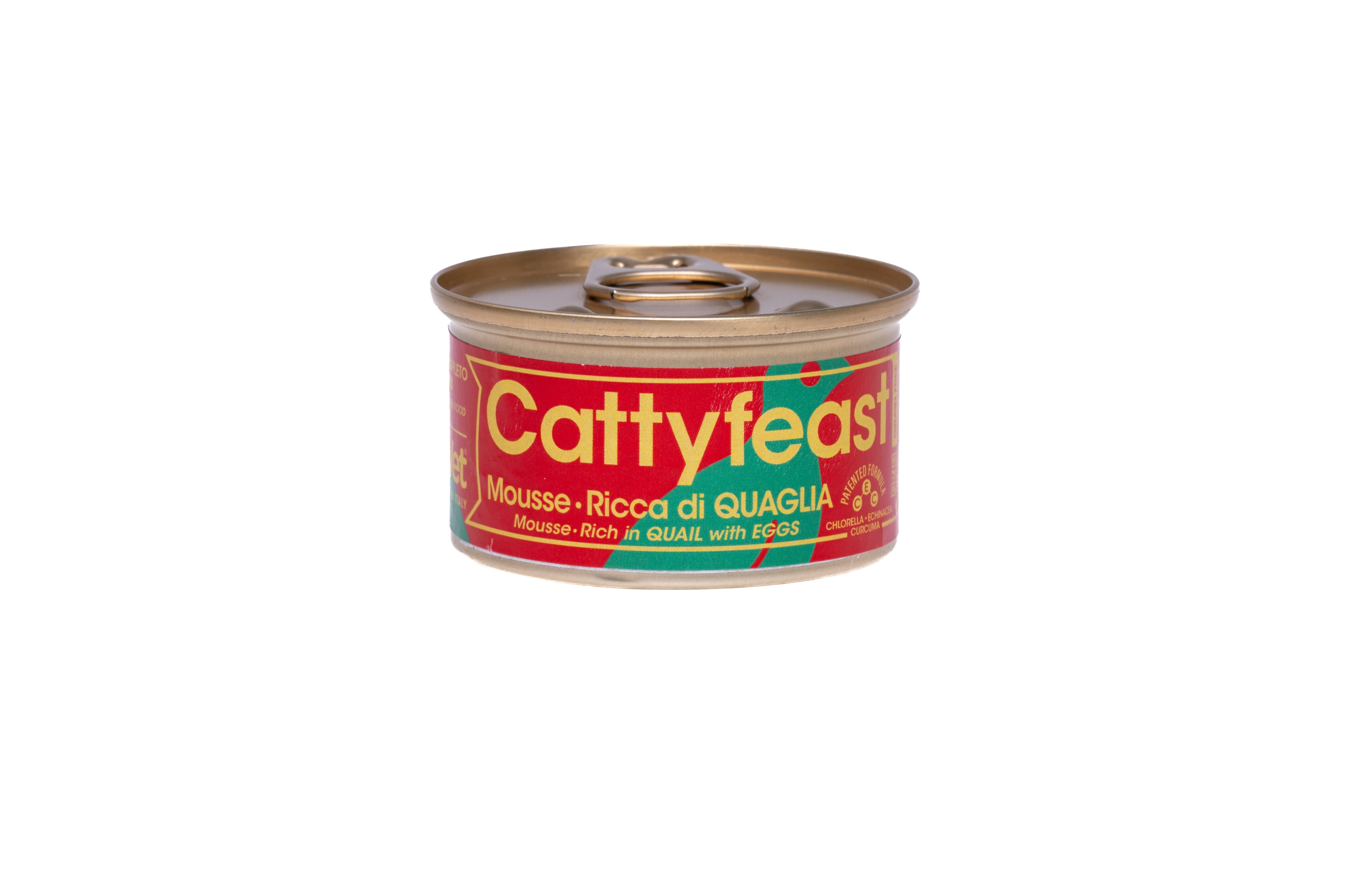 CattyFeast Mousse Rich in Quail & Eggs - Kitten - 85 g