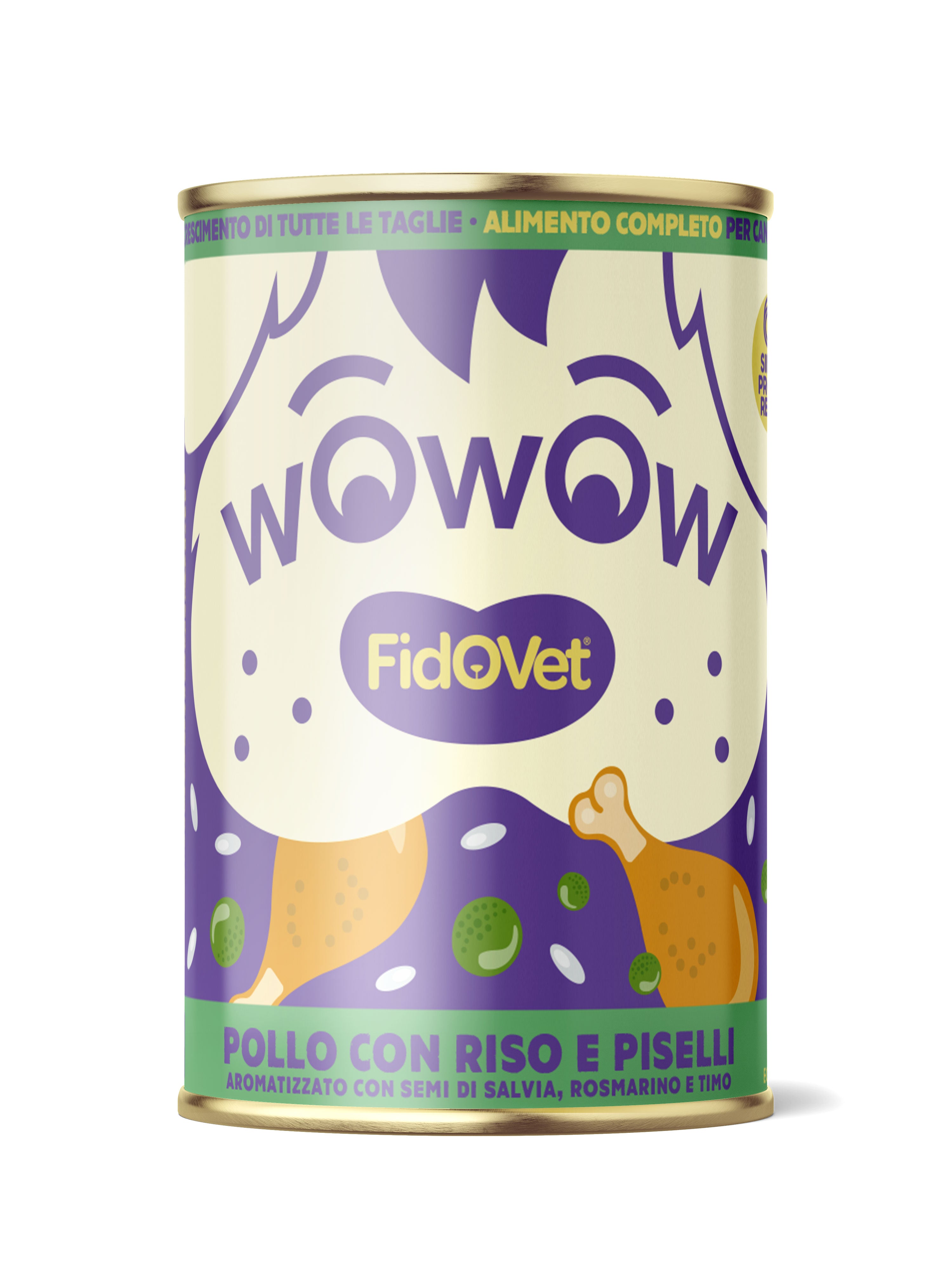 Wowow Chicken with Rice and Peas - Puppy - 400 g