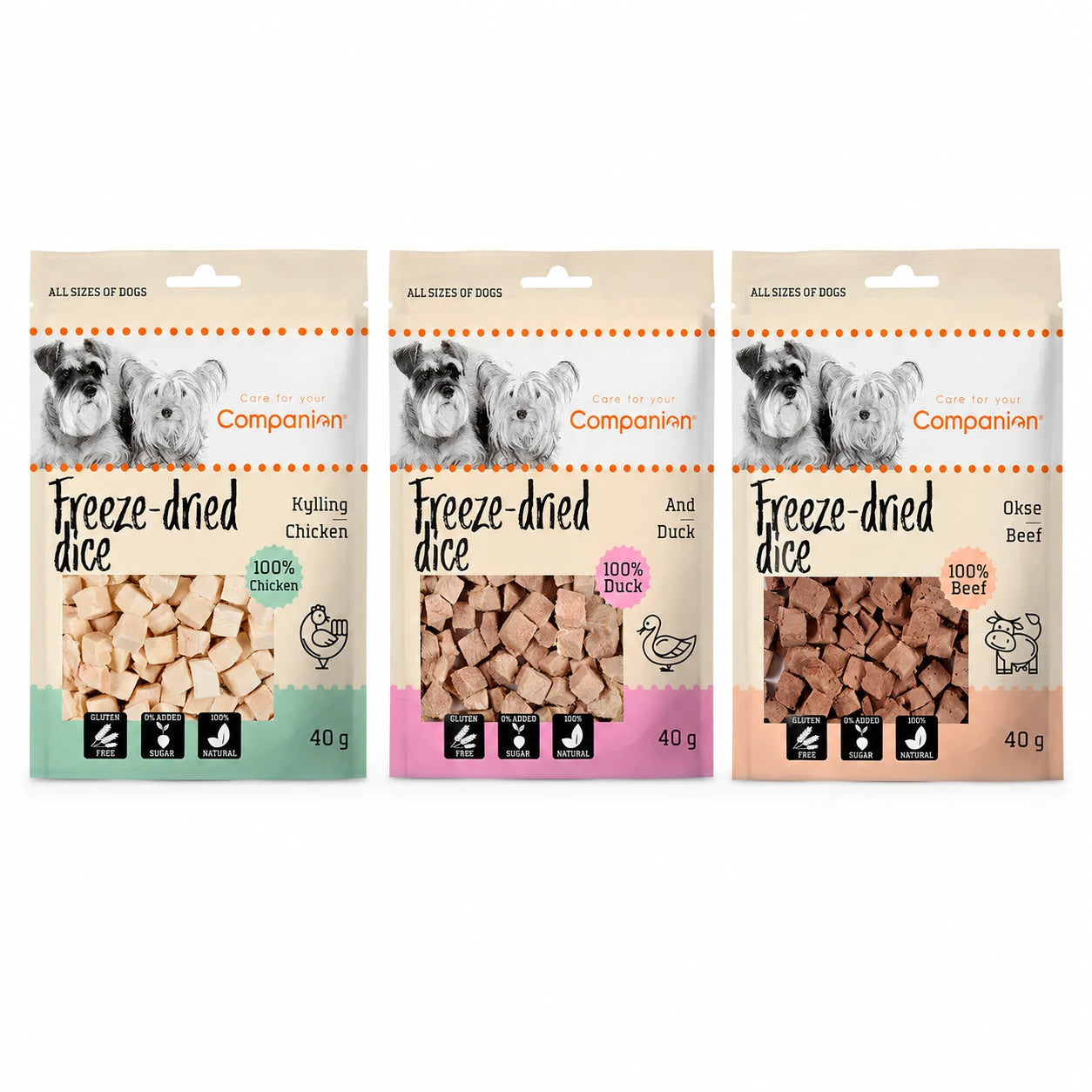 Companion freeze-dried 3 Pack