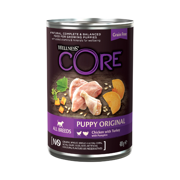 CORE Puppy Original, chicken with turkey and pumpkin 400g