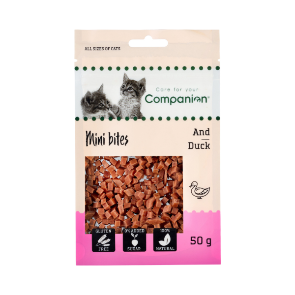 Companion Cat Mini bites, anka 50 g