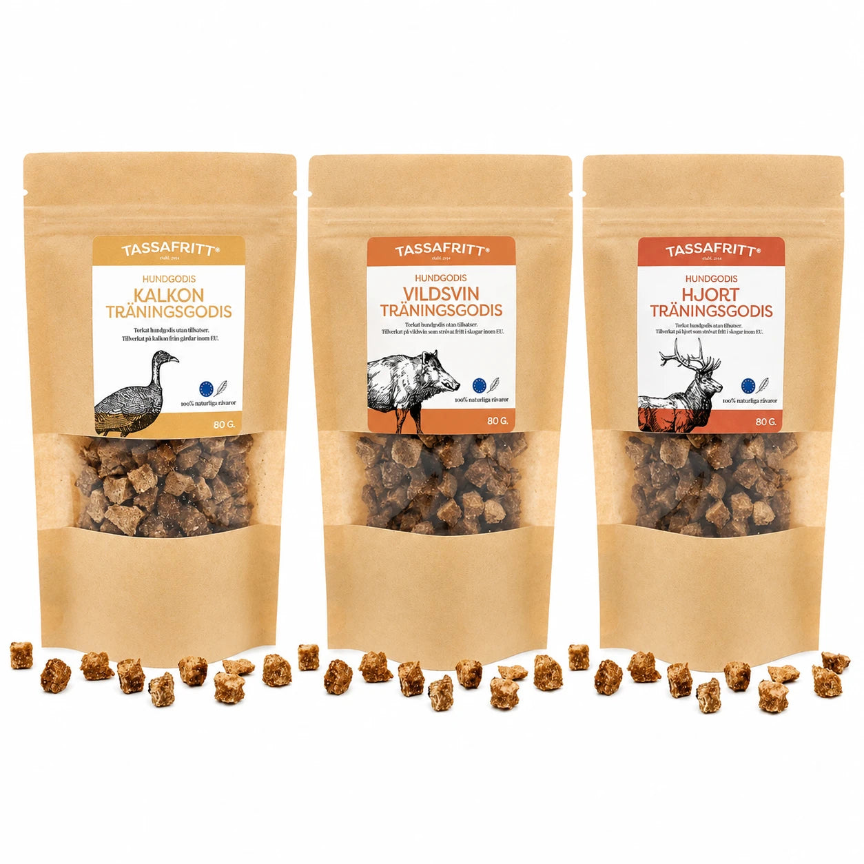 Tassafritt naturgodis 3 Pack